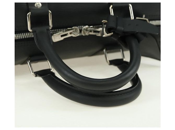 LOUIS VUITTON Epi Keepall 45 Boston Bag Black M42972 LV Auth 179740V Nero - vista 10