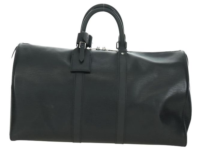 LOUIS VUITTON Epi Keepall 45 Boston Bag Black M42972 LV Auth 179740V Nero - vista 13