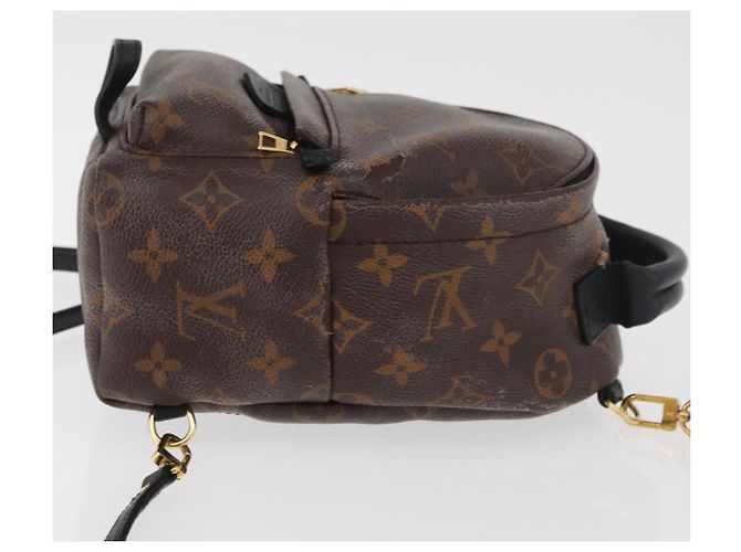 LOUIS VUITTON Monogram Palm Springs MINI Backpack M44873 LV Auth 179744A Monogramma - vista 3