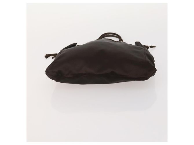 Borsa a Spalla PRADA Nylon e Pelle 5 Set Nero Blu Navy Marrone Auth bs35225 - vista 15