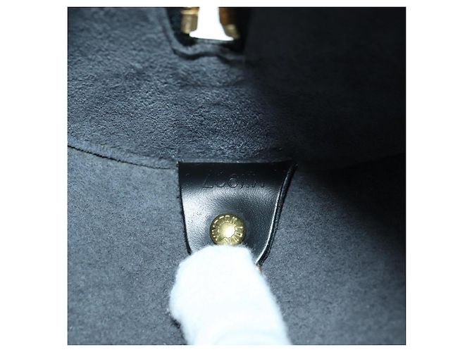Borsa LOUIS VUITTON Epi Soufflot Nera M52222 LV Auth am11627V Nero - vista 11