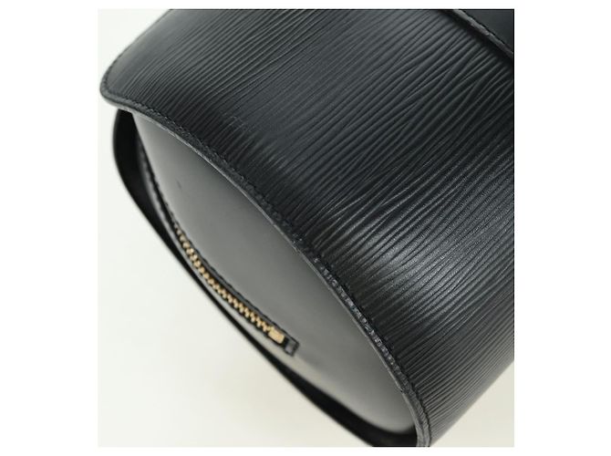 Borsa LOUIS VUITTON Epi Soufflot Nera M52222 LV Auth am11627V Nero - vista 16