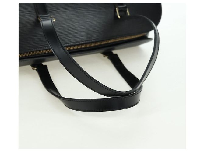 Borsa LOUIS VUITTON Epi Soufflot Nera M52222 LV Auth am11627V Nero - vista 7
