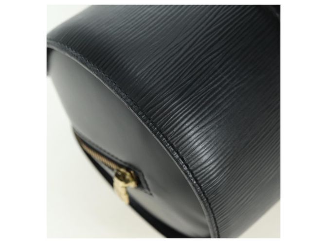 Borsa LOUIS VUITTON Epi Soufflot Nera M52222 LV Auth am11627V Nero - vista 8