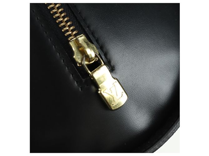 Borsa LOUIS VUITTON Epi Soufflot Nera M52222 LV Auth am11627V Nero - vista 9