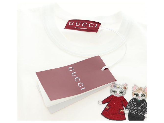 Camiseta GUCCI Colaboración Higuchi Yuko Algodón Blanco Auth 181160M - vista 5