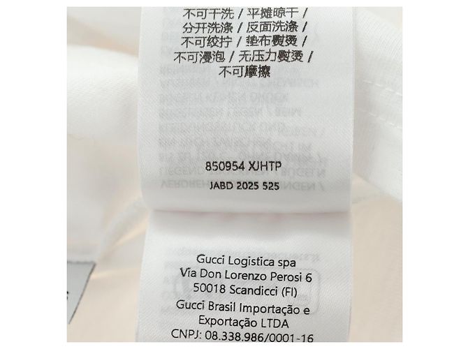 Camiseta GUCCI Colaboración Higuchi Yuko Algodón Blanco Auth 181160M - vista 9