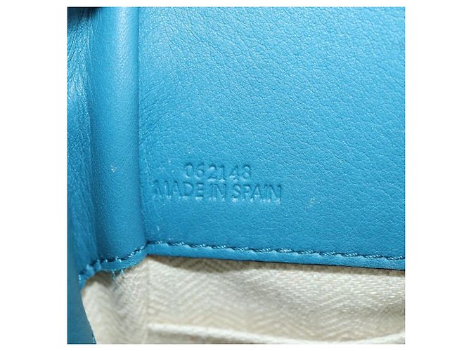 LOEWE Studio Ghibli Hammock Mini Hand Bag Leather 2way Blue Auth 179863SM - vista 12