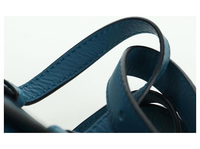 LOEWE Studio Ghibli Hammock Mini Hand Bag Leather 2way Blue Auth 179863SM - vista 14