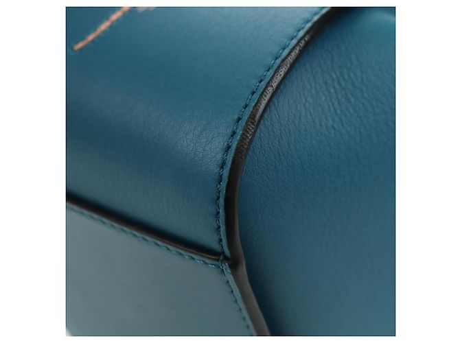 LOEWE Studio Ghibli Hammock Mini Hand Bag Leather 2way Blue Auth 179863SM - vista 16