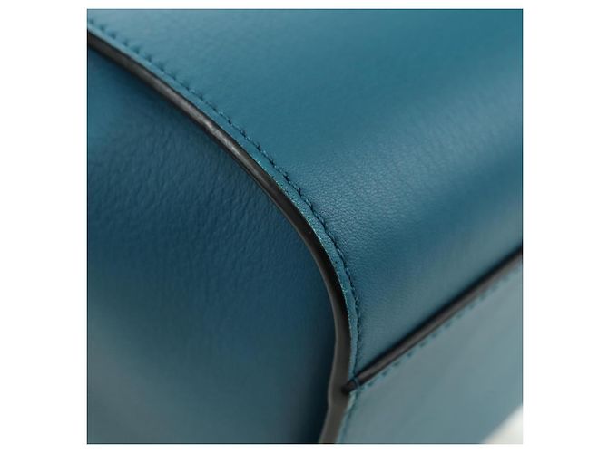 LOEWE Studio Ghibli Hammock Mini Hand Bag Leather 2way Blue Auth 179863SM - vista 17