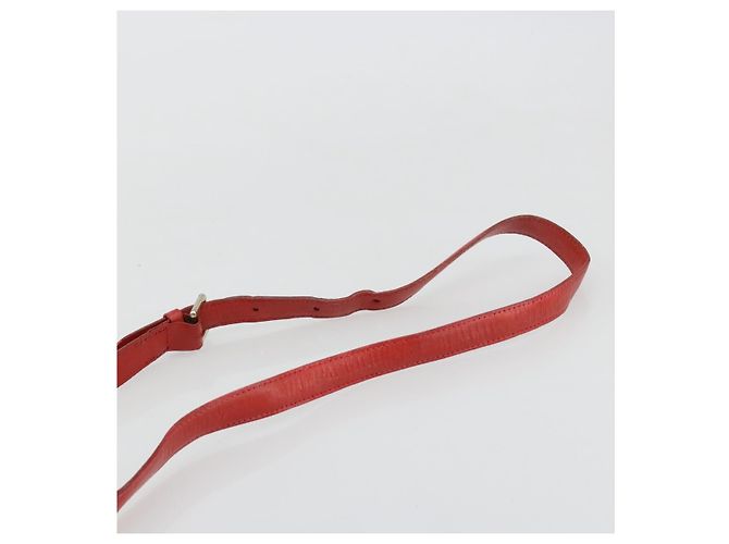 Borsa a Spalla GUCCI Diamante Pelle Rossa Oro 354229 Auth 181220 Rosso D'oro - vista 8