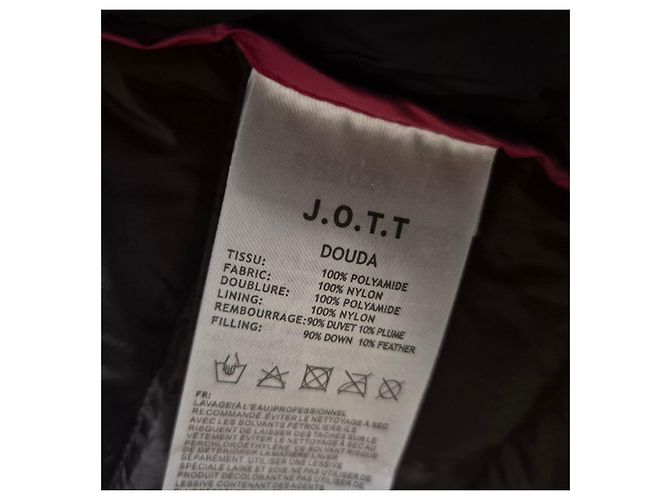 Autre Marque J.O.T.T. Schwarze Steppjacke Braun - Ansicht 4