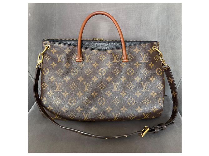 Louis Vuitton Monogram Pallas Borsa a Spalla Marrone Monogramma - vista 2