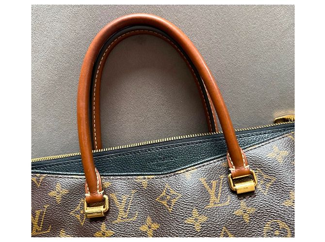 Louis Vuitton Monogram Pallas Borsa a Spalla Marrone Monogramma - vista 20