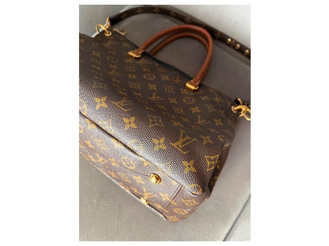 Louis Vuitton Monogram Pallas Borsa a Spalla Marrone Monogramma - vista 21
