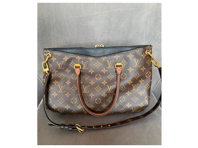 Louis Vuitton Monogram Pallas Borsa a Spalla Marrone Monogramma - vista 9