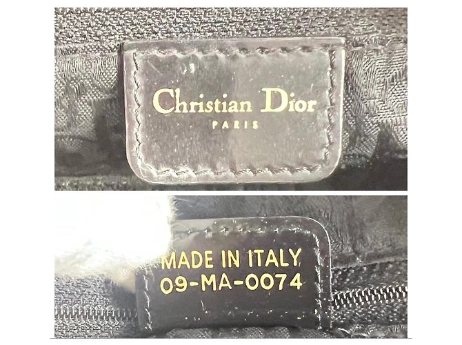 Borsa a mano Christian Dior 2004 Leopard Cheetah Dice Gambler Marrone Rosso Stampa leopardo Gold hardware - vista 15