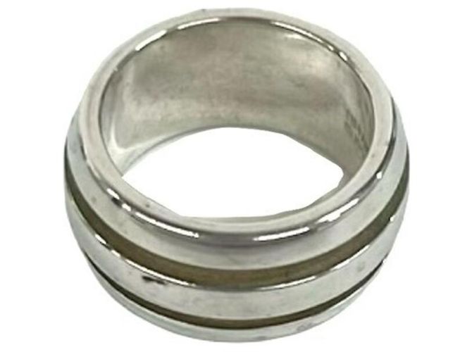 Tiffany & Co Tiffany Groove Double Line Ring Silber - Ansicht 5