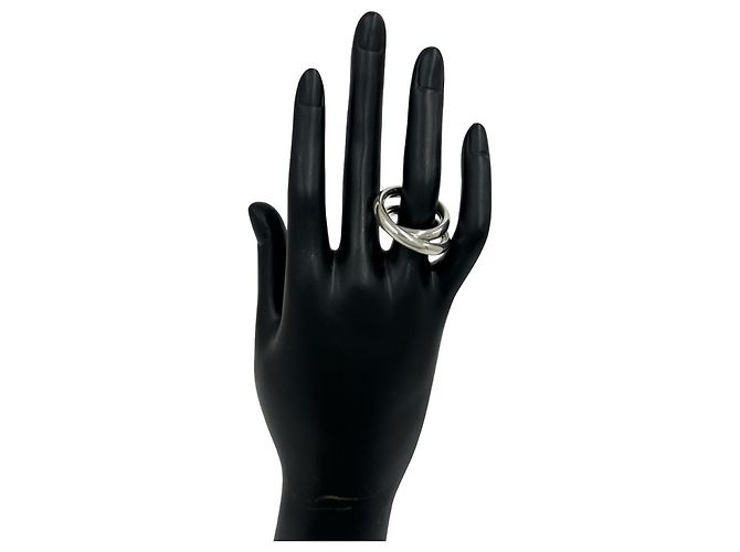 Ring Anel Vertige Hermès Prata - vista 2