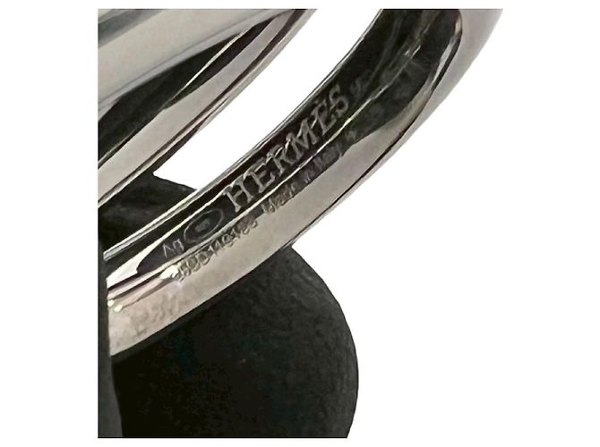 Ring Anel Vertige Hermès Prata - vista 3
