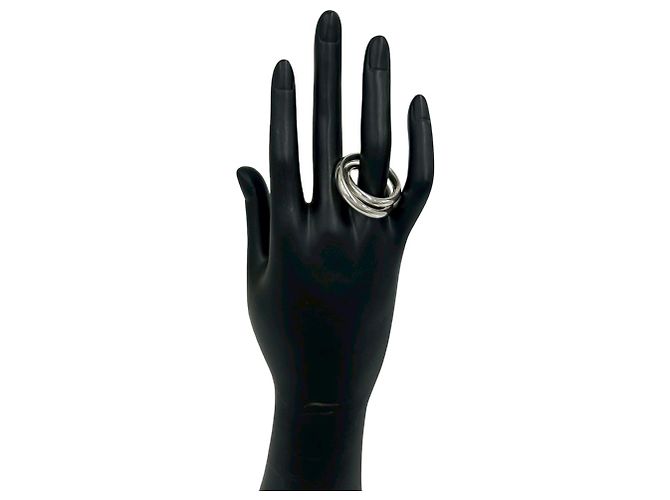 Ring Hermès Anello Vertige Hermes Argento - vista 2