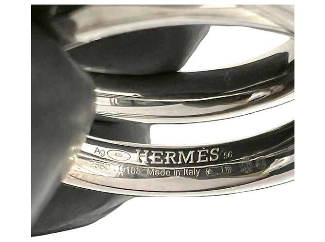 Ring Hermès Anello Vertige Hermes Argento - vista 3