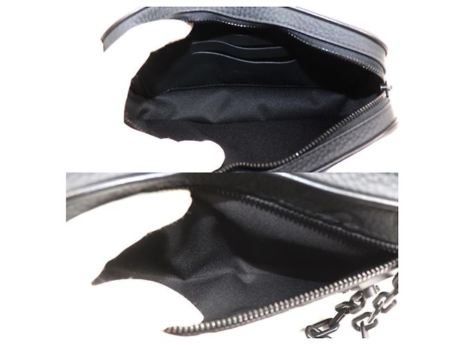 Pochette Volga en cuir Taurillon Louis Vuitton Noir - vue 4