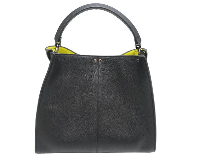 Borsa Fendi Peekaboo X-Lite Medium Nero - vista 2