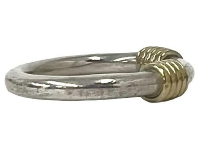 Anello a fascia in oro giallo 18K e argento Tiffany & Co. D'oro - vista 5
