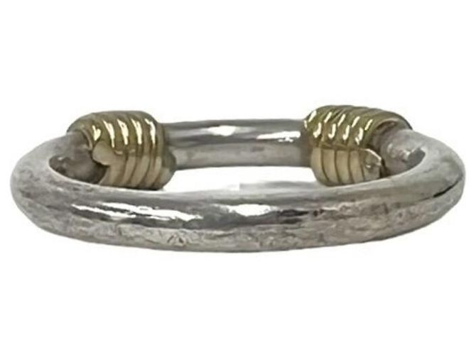 Anello a fascia in oro giallo 18K e argento Tiffany & Co. D'oro - vista 6