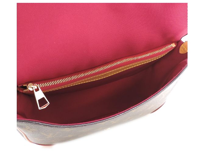 Bolsa de ombro Diane para mulher Louis Vuitton Marrom Rosa Fuschia - vista 5