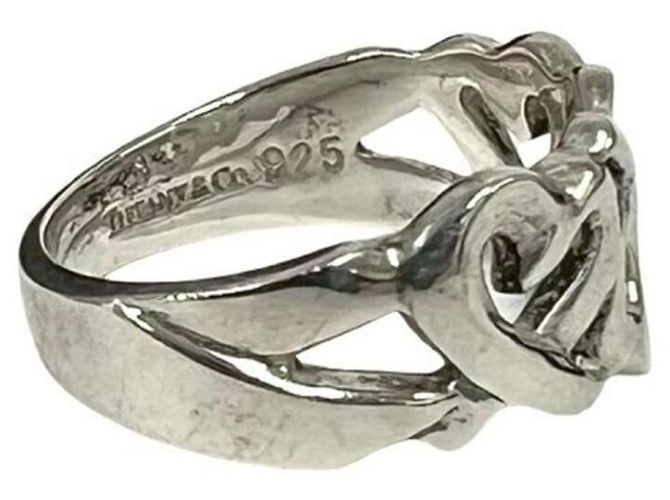 Tiffany & Co. Loving Heart Band Ring Silvery - view 5