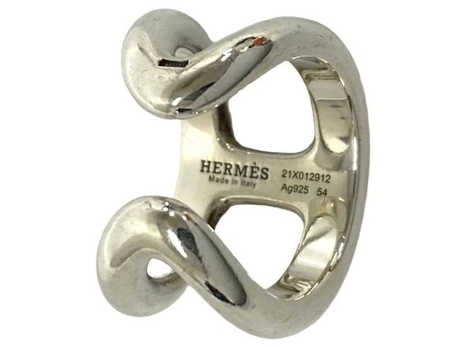 Ring Hermès Anello Hermes Osmo's GM Argento - vista 3