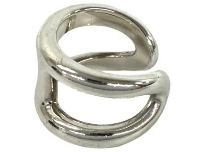 Ring Hermès Anello Hermes Osmo's GM Argento - vista 4