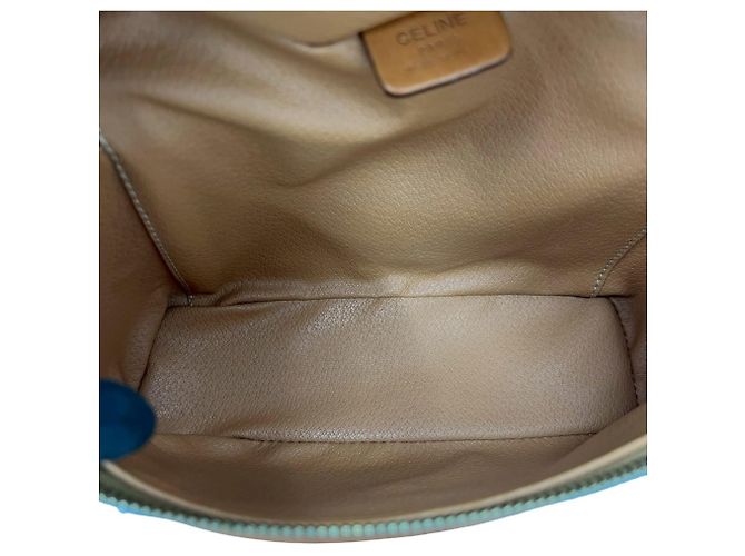 Céline Celine Vintage Macadam Blazon Triomphe Pattern Handtasche Braun - Ansicht 9