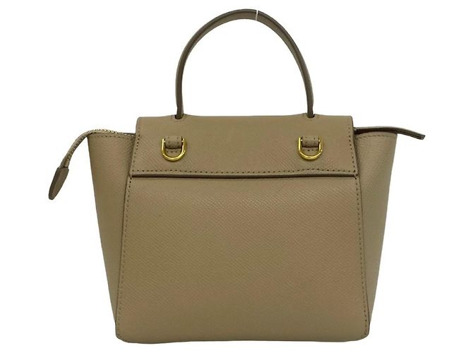 Belt Bag Céline Bolsa cinto de couro Pico da Celine Bege - vista 3