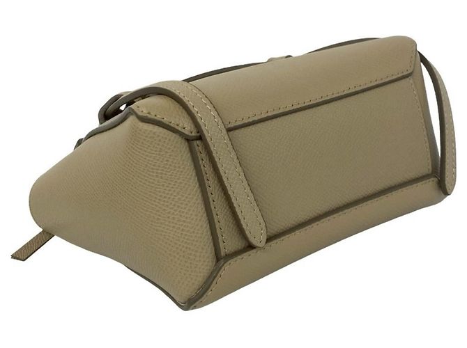 Belt Bag Céline Bolsa cinto de couro Pico da Celine Bege - vista 7
