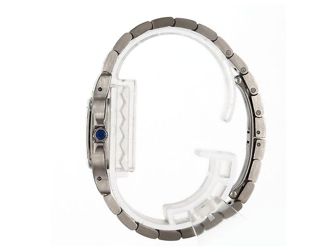 Cartier Santos Galbee Edelstahl Silber - Ansicht 3