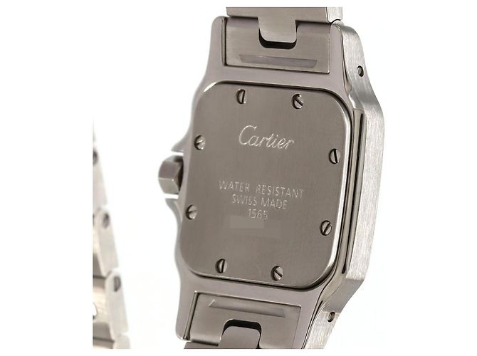 Cartier Santos Galbee Edelstahl Silber - Ansicht 6