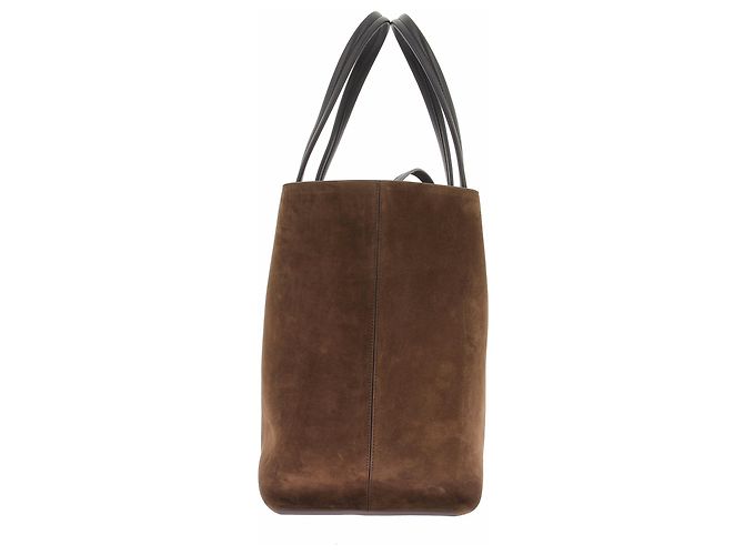 Phoebe Philo Borsa tote in scamosciato marrone - vista 2