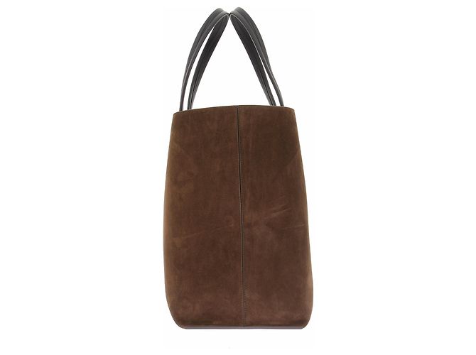 Phoebe Philo Borsa tote in scamosciato marrone - vista 3