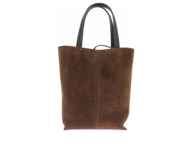 Phoebe Philo Borsa tote in scamosciato marrone - vista 4
