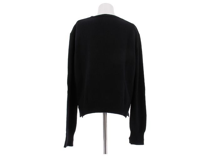 Céline Pull marine en cachemire Noir - vue 2