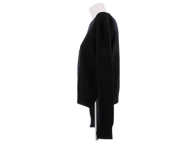Céline Pull marine en cachemire Noir - vue 3