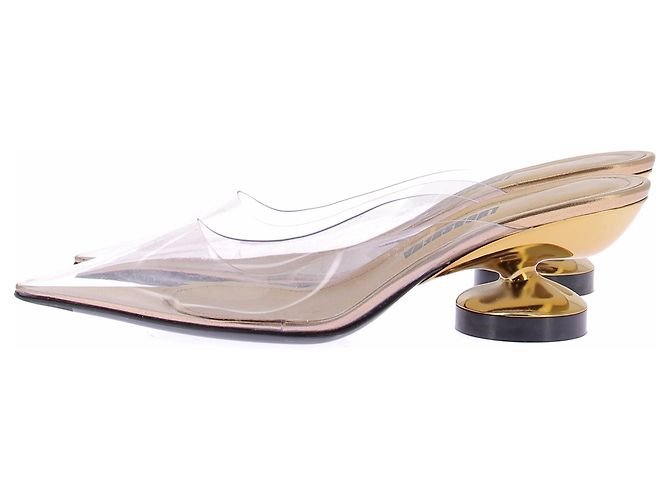 Autre Marque Mule con tacco trasparente Multicolore - vista 5