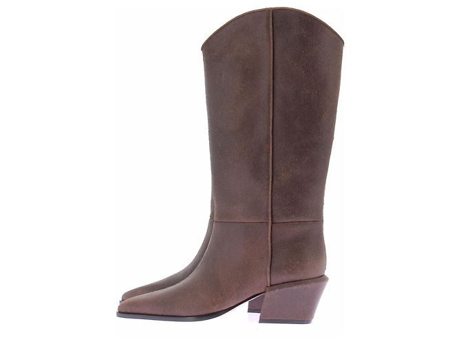 Paris Texas Santiags "Bettina" in pelle Marrone - vista 5