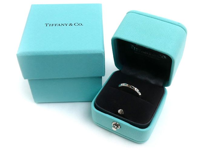 Tiffany & Co. Platin-Diamant-Ring - Ansicht 8