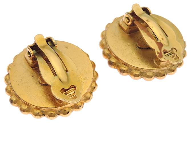 Orecchini a clip Chanel Coco Mark da donna Nero D'oro - vista 3