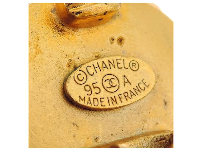 Orecchini a clip Chanel Coco Mark da donna Nero D'oro - vista 5